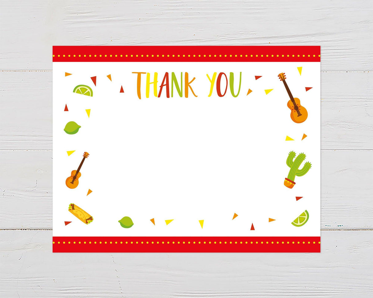 Let's Taco Bout a Baby Thank You Card - goprintplus