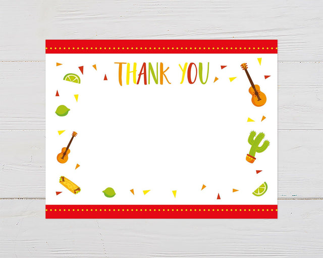 Let's Taco Bout a Baby Thank You Card - goprintplus