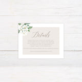 Light Floral Invitations - goprintplus