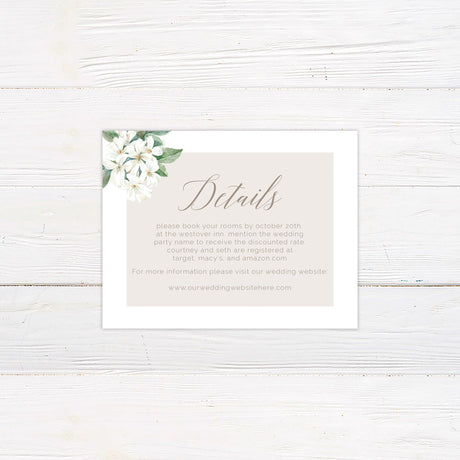 Light Floral Invitations - goprintplus