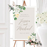 Light Floral Invitations - goprintplus