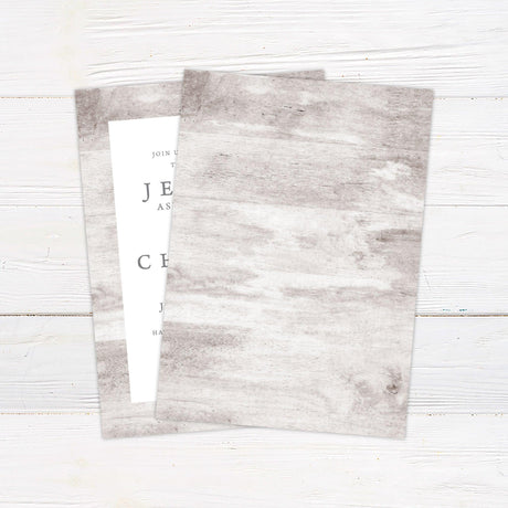 Light Wood Invitations - goprintplus