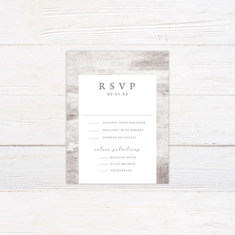 Light Wood RSVP - goprintplus