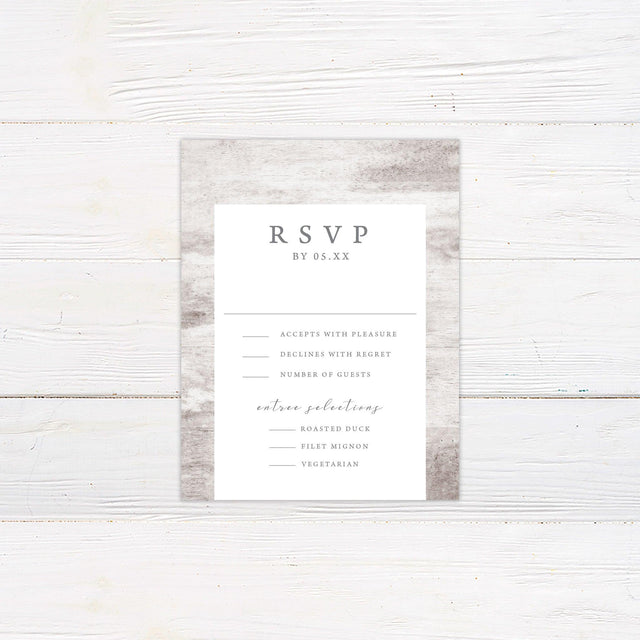 Light Wood RSVP - goprintplus