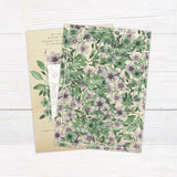 Lilac and Green Leaf Invitations - goprintplus