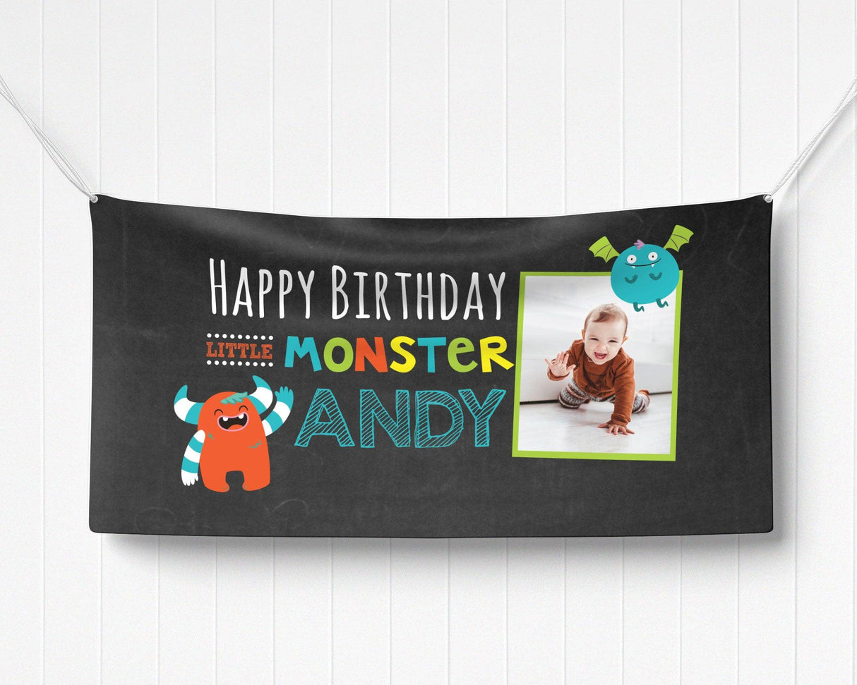 Little Monster Birthday Invitation - goprintplus