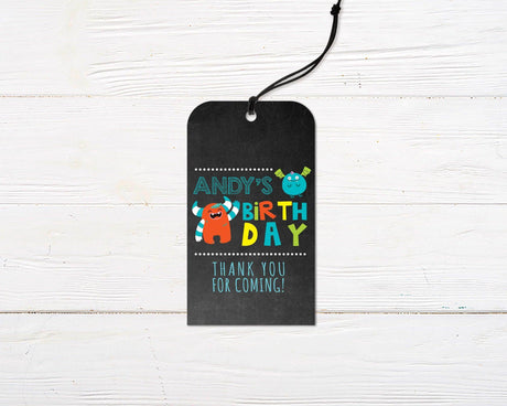 Little Monster Favor Tag - goprintplus