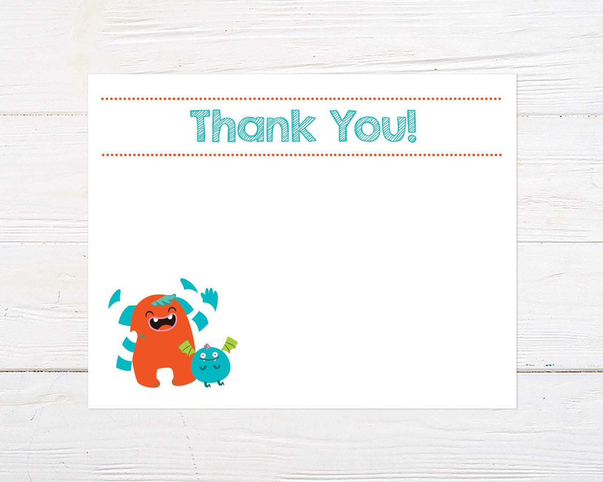 Little Monster Thank You Card - goprintplus