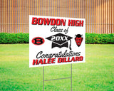 Logo Graduation Yard Sign - goprintplus