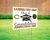 Logo Graduation Yard Sign - goprintplus