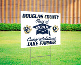 Logo Graduation Yard Sign - goprintplus