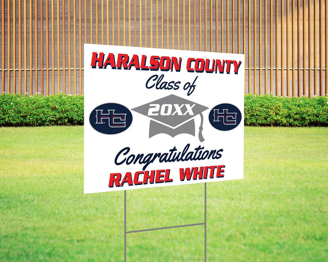 Logo Graduation Yard Sign - goprintplus