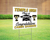 Logo Graduation Yard Sign