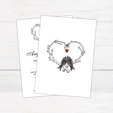 Love Birds Invitations - goprintplus