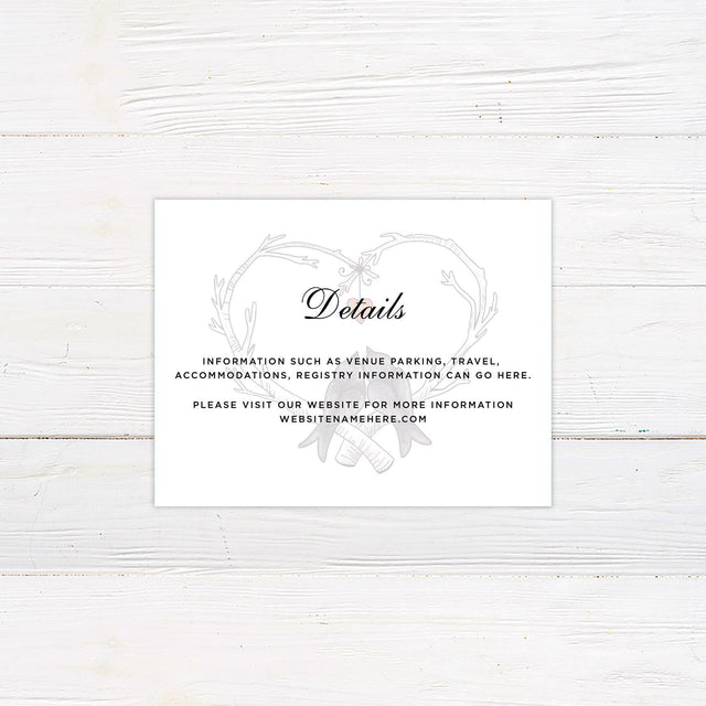 Love Birds Details Cards - goprintplus