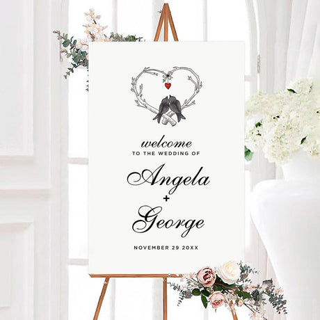 Love Birds Sign - goprintplus