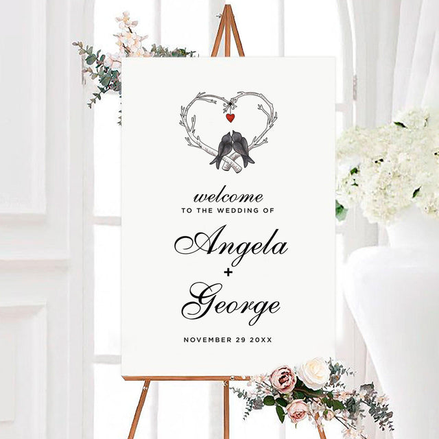 Love Birds Sign - goprintplus