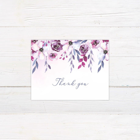 Lovely Blossoms Thank You Card - goprintplus