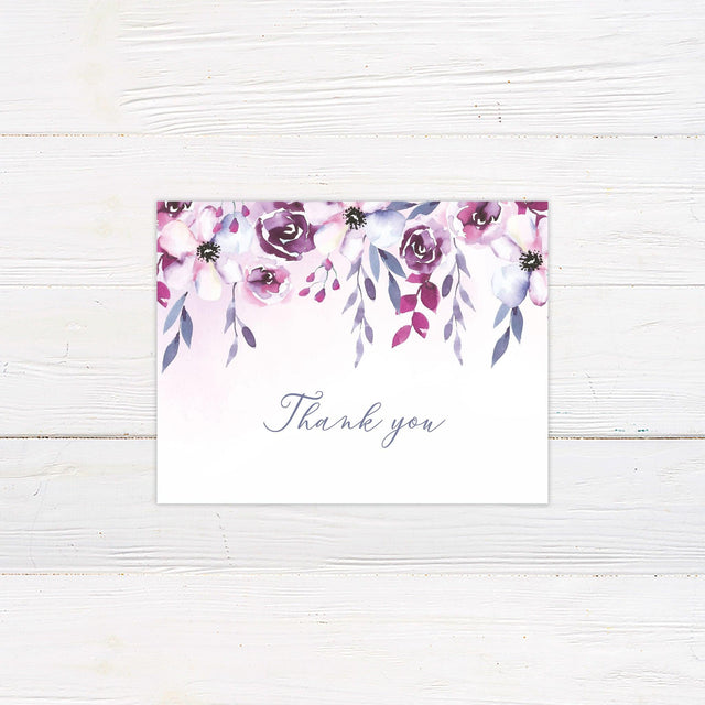 Lovely Blossoms Thank You Card - goprintplus