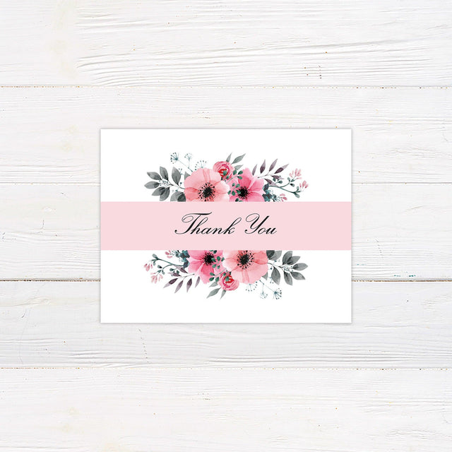 Lovely Florals Thank You Card - goprintplus