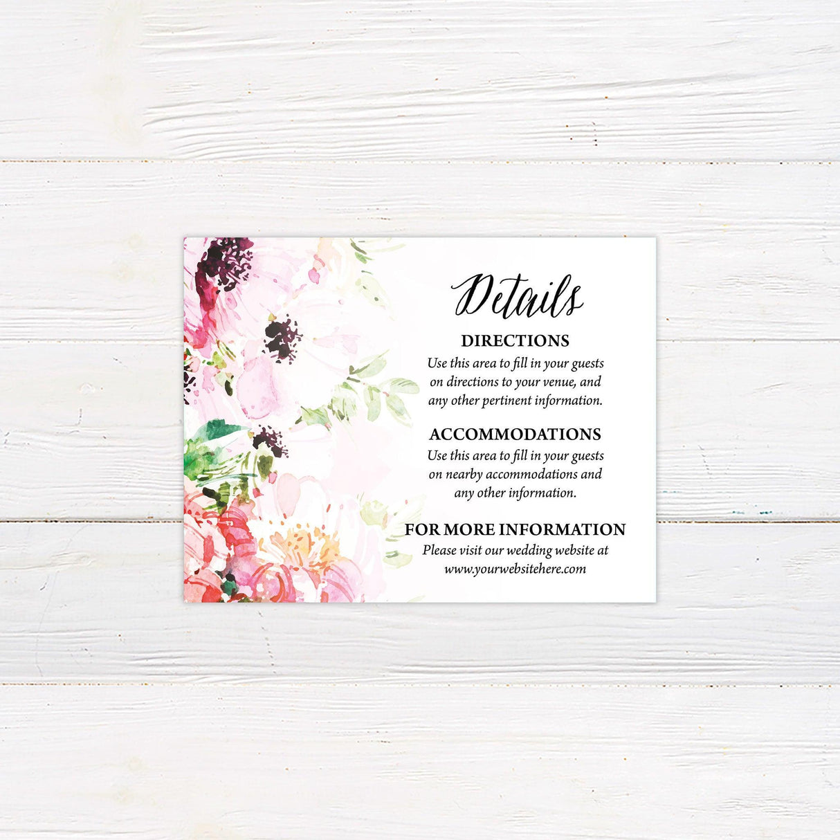 Lovely Garden Details Cards - goprintplus