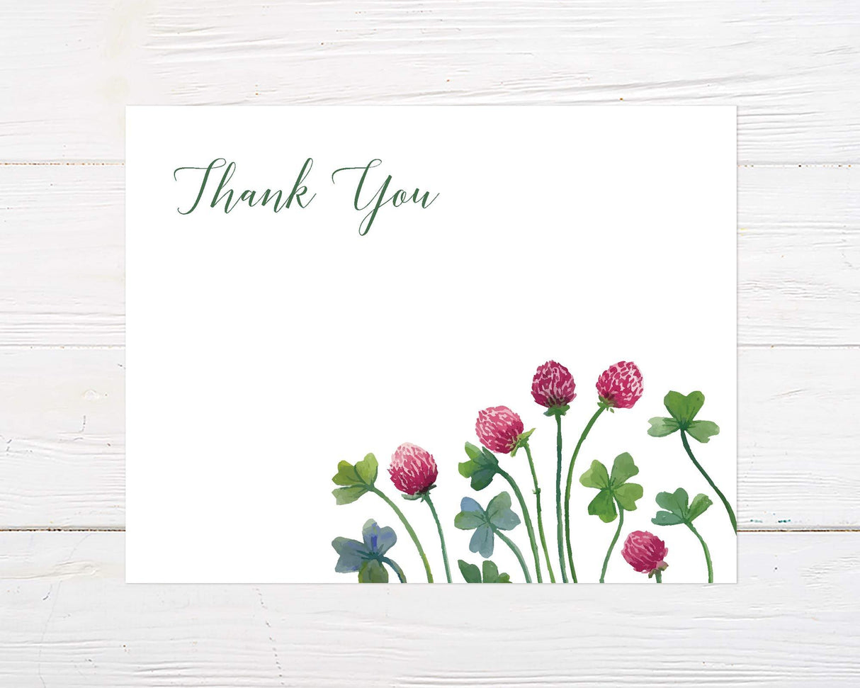 Lucky in Love Thank You Card - goprintplus