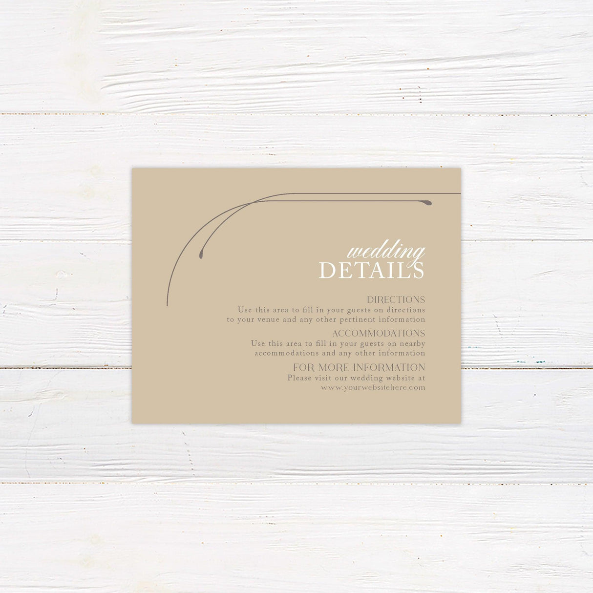 Luxurious Minimalist Details Card - goprintplus