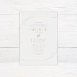 Luxurious Minimalist Invitation - goprintplus