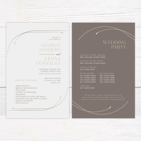 Luxurious Minimalist Invitation - goprintplus