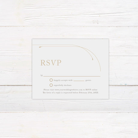 Luxurious Minimalist Invitation - goprintplus