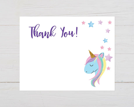 Magical Unicorn Thank You Card - goprintplus