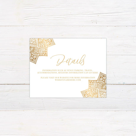 Mandala Accent Details Cards - goprintplus