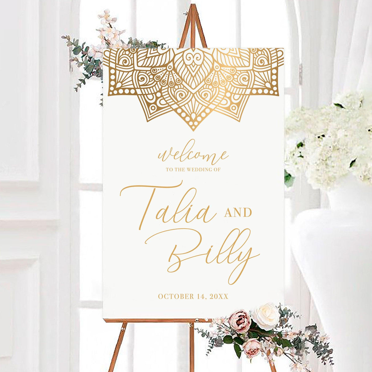 Mandala Accent Invitations - goprintplus