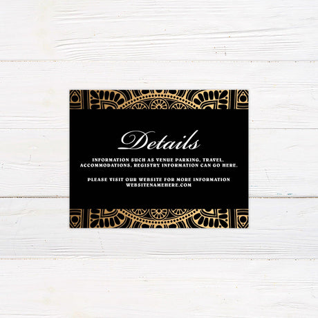 Mandala Border Details Cards - goprintplus