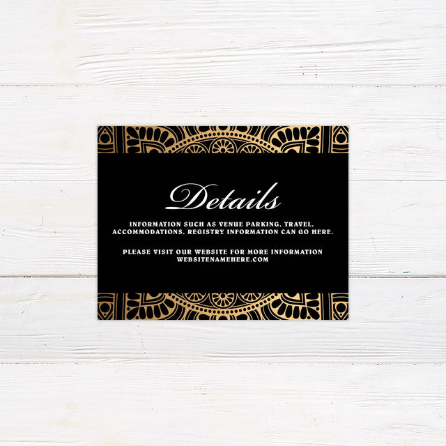 Mandala Border Details Cards - goprintplus