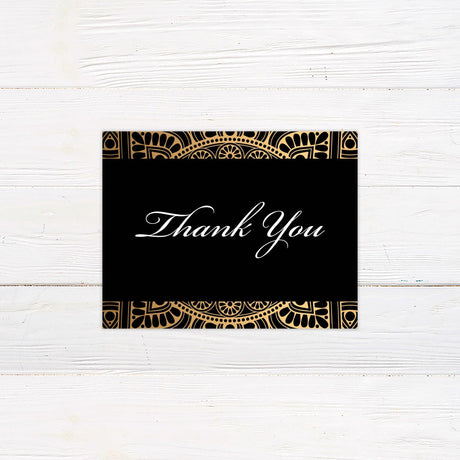 Mandala Border Thank You Card - goprintplus