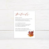 Maple Leaf Invitations - goprintplus