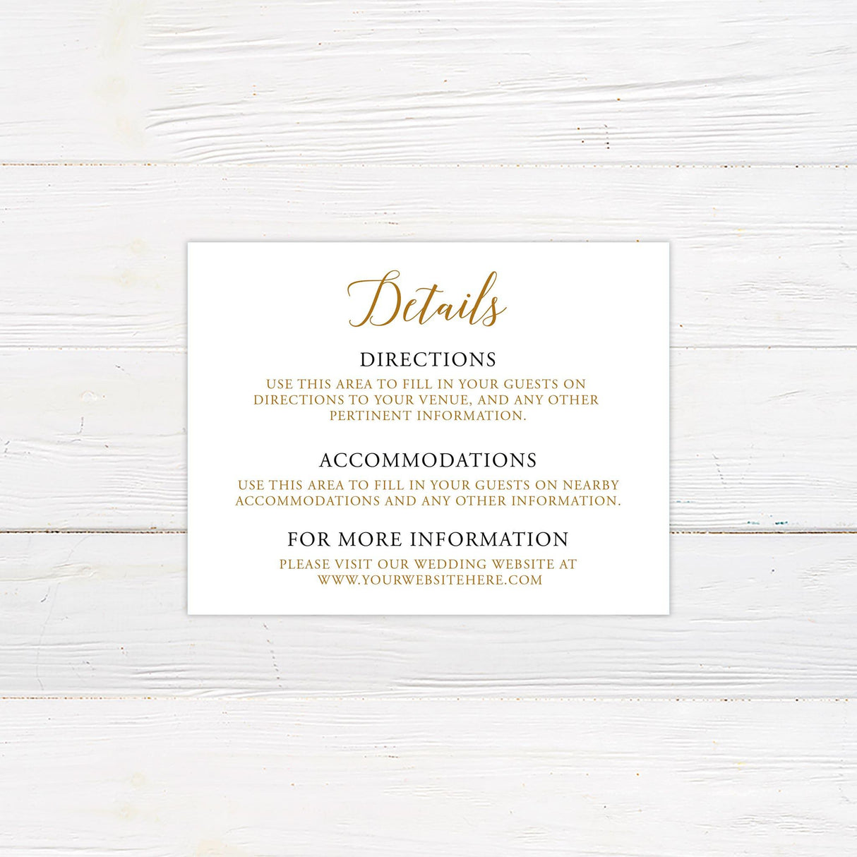 Marble and Gold Details Cards - goprintplus