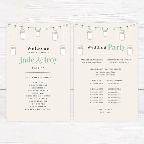 Mason Jars Invitations - goprintplus