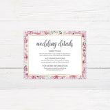 Floral Frame Invitations - goprintplus