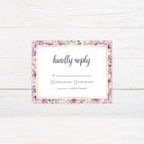 Floral Frame Invitations - goprintplus