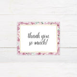 Floral Frame Invitations - goprintplus