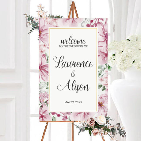 Floral Frame Sign - goprintplus