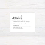 Minimal Flower Invitation - goprintplus