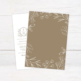 Minimal Foliage Invitation - goprintplus