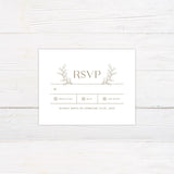 Minimal Foliage Invitation - goprintplus