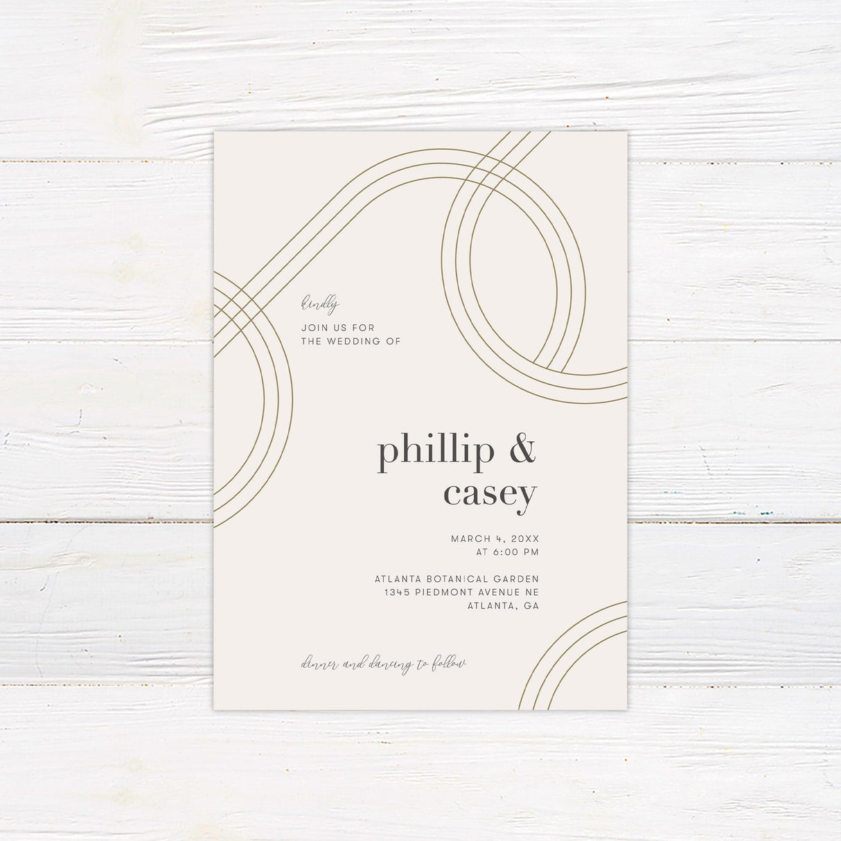 Geometric Curves Invitation - goprintplus