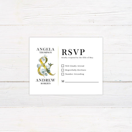 Minimalist Greenery Invitation - goprintplus