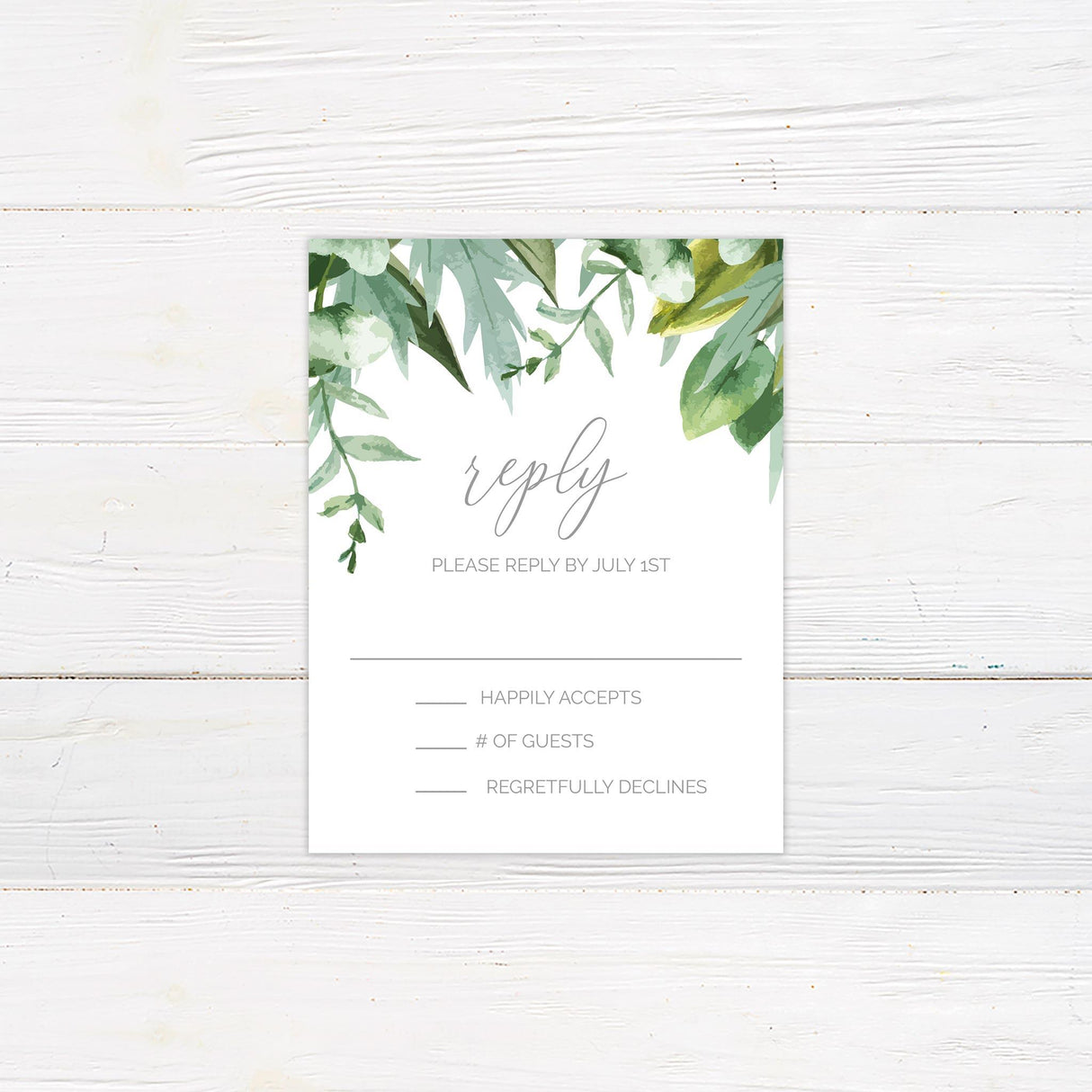 Mint Garden Invitations - goprintplus