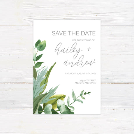 Mint Garden Invitations - goprintplus